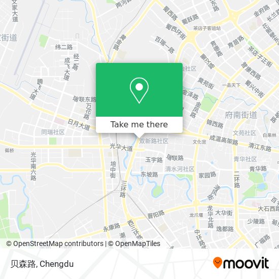 贝森路 map