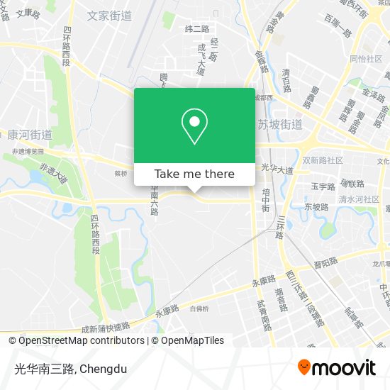 光华南三路 map