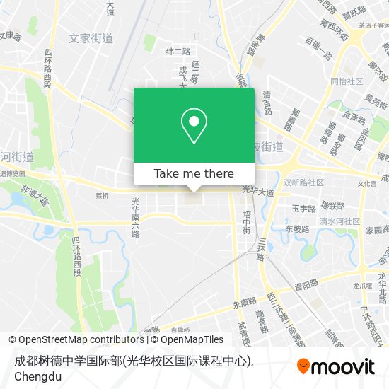 成都树德中学国际部(光华校区国际课程中心) map