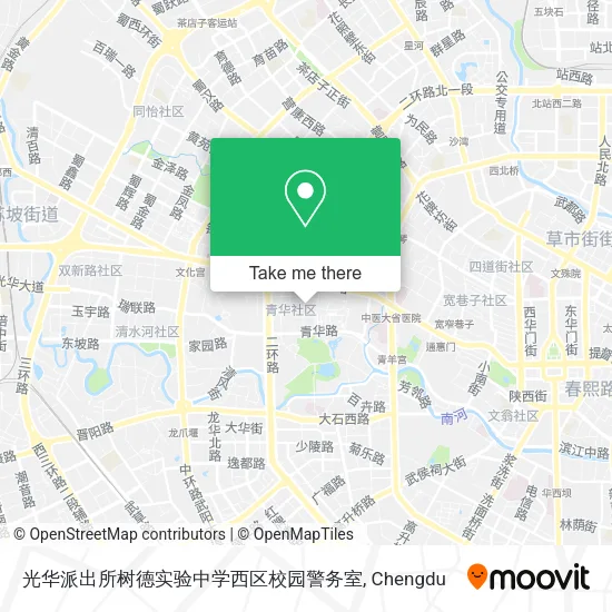 光华派出所树德实验中学西区校园警务室 map