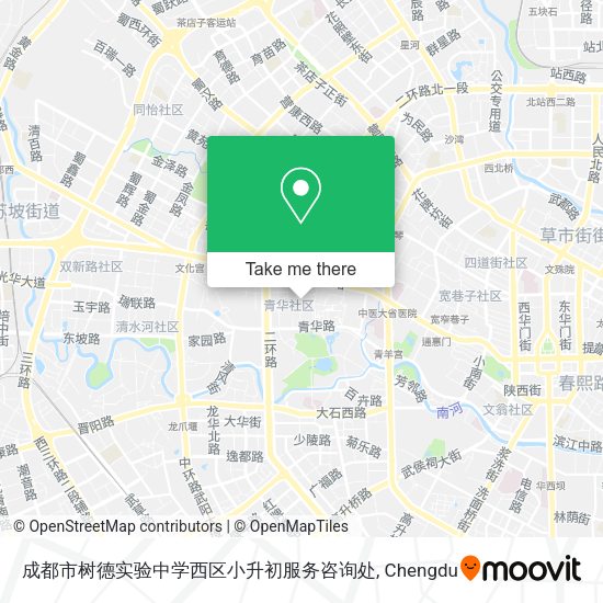 成都市树德实验中学西区小升初服务咨询处 map