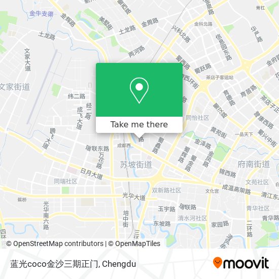 蓝光coco金沙三期正门 map