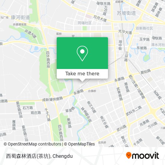 西蜀森林酒店(茶坊) map