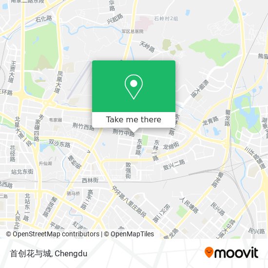 首创花与城 map