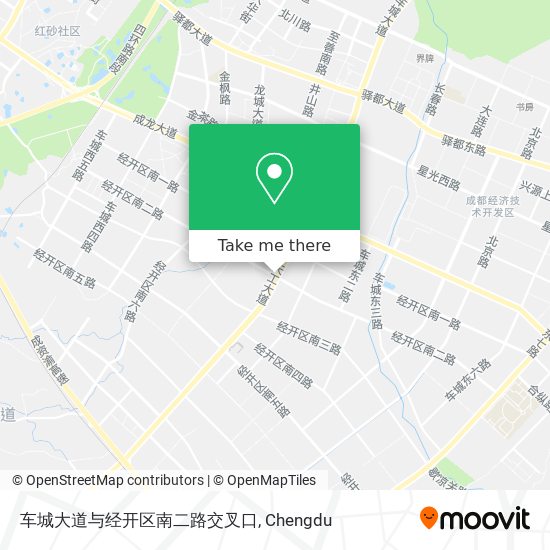 车城大道与经开区南二路交叉口 map