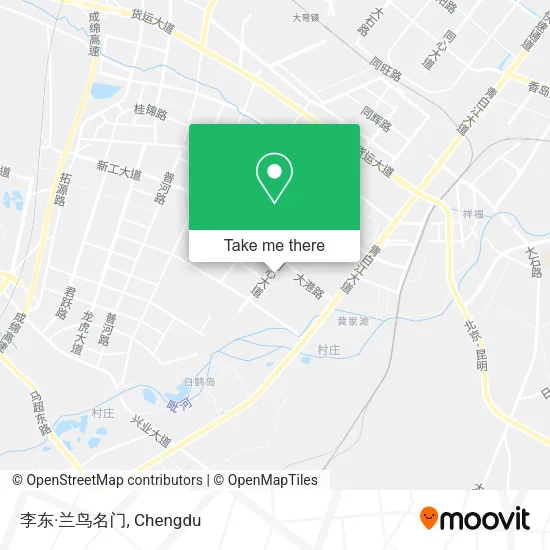 李东·兰鸟名门 map