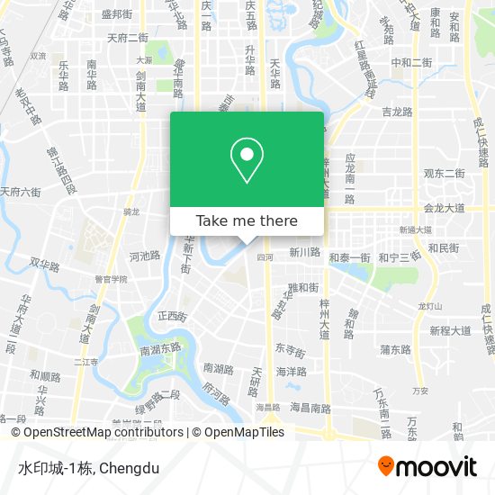 水印城-1栋 map