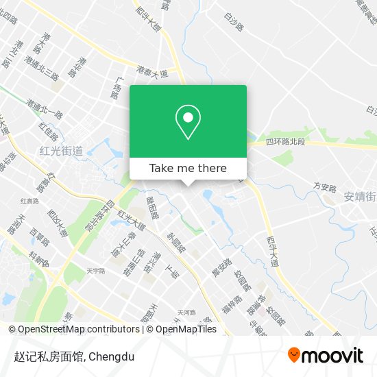 赵记私房面馆 map