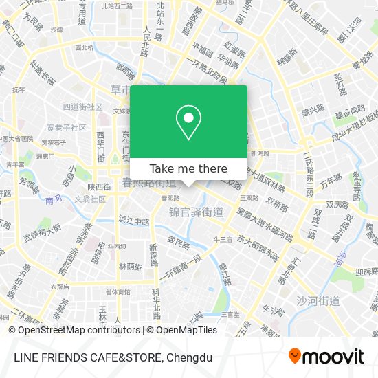 LINE FRIENDS CAFE&STORE map