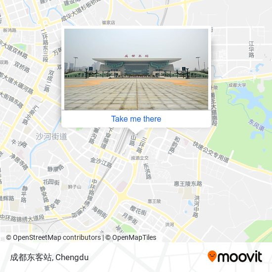 成都东客站 map