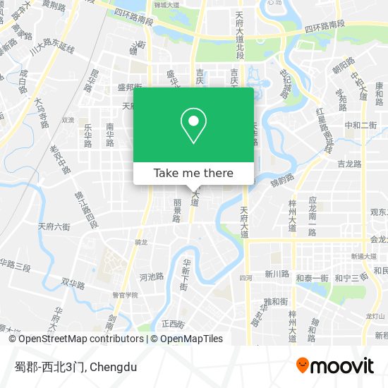 蜀郡-西北3门 map