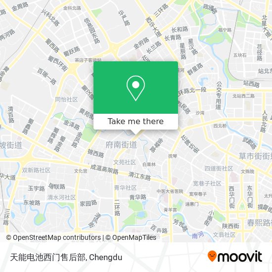 天能电池西门售后部 map
