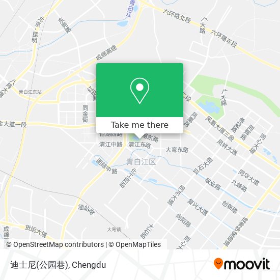 迪士尼(公园巷) map