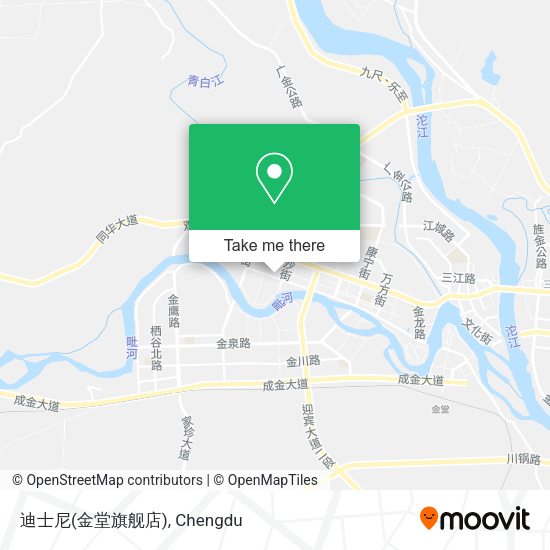 迪士尼(金堂旗舰店) map