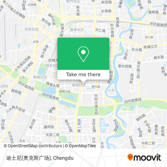 迪士尼(奥克斯广场) map