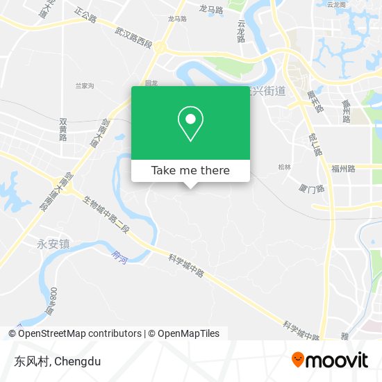 东风村 map