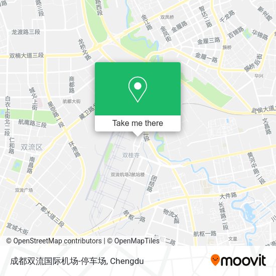 成都双流国际机场-停车场 map