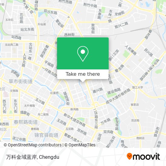 万科金域蓝岸 map