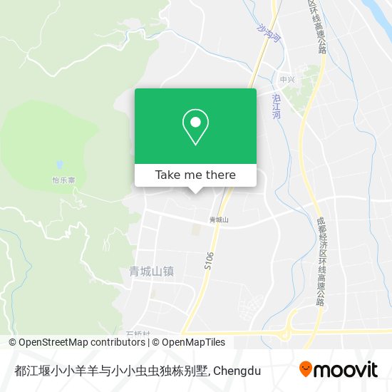 都江堰小小羊羊与小小虫虫独栋别墅 map