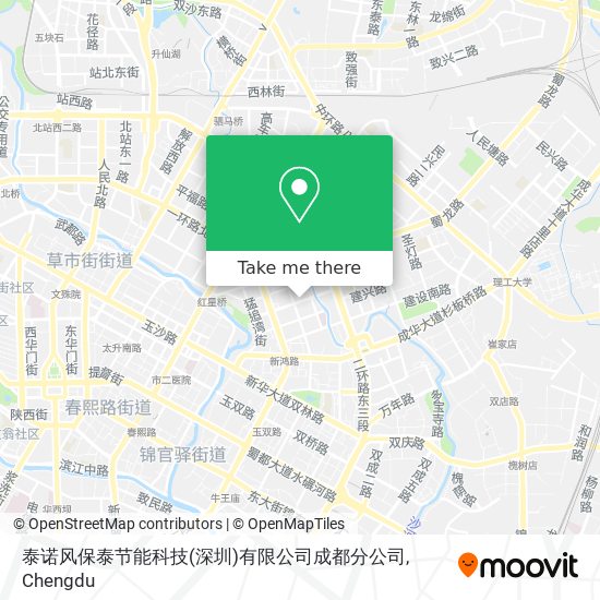 泰诺风保泰节能科技(深圳)有限公司成都分公司 map