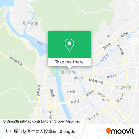 都江堰市赵医生盲人按摩院 map