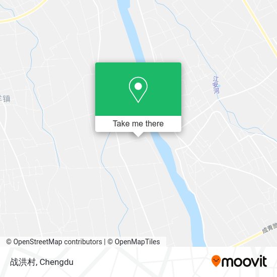战洪村 map