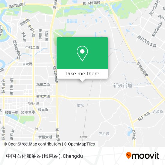 中国石化加油站(凤凰站) map