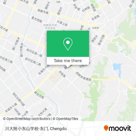 川大附小东山学校-东门 map