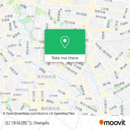 北门车站(西门) map