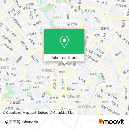成军商贸 map