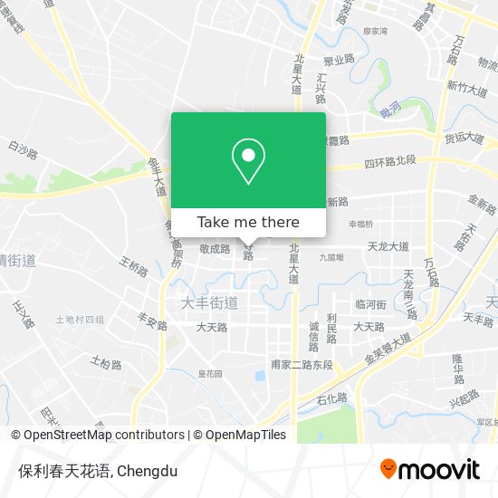 保利春天花语 map