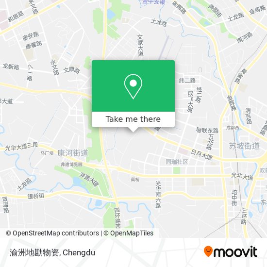 渝洲地勘物资 map
