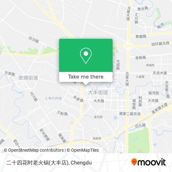 二十四花时老火锅(大丰店) map