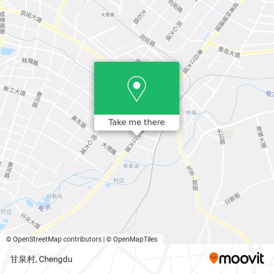 甘泉村 map