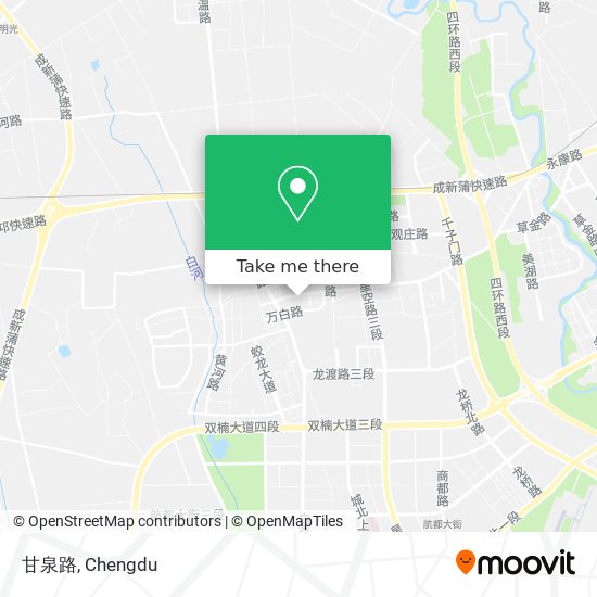 甘泉路 map