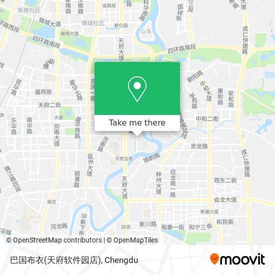 巴国布衣(天府软件园店) map