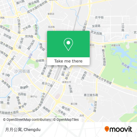 月月公寓 map
