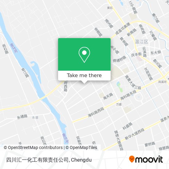 四川汇一化工有限责任公司 map