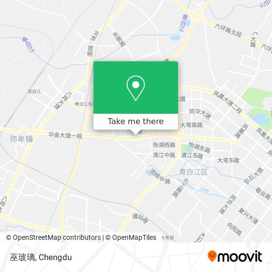 巫玻璃 map
