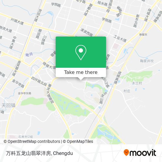 万科五龙山翡翠洋房 map