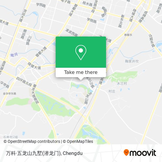 万科·五龙山九墅(潜龙门) map