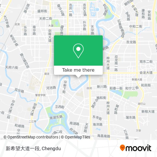 新希望大道一段 map