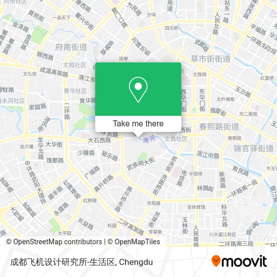 成都飞机设计研究所-生活区 map