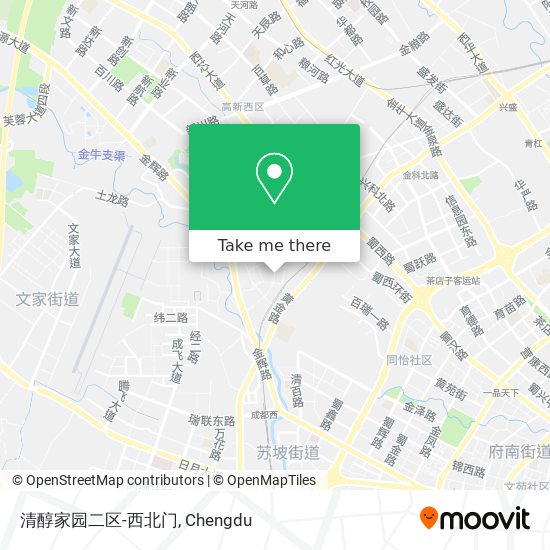 清醇家园二区-西北门 map