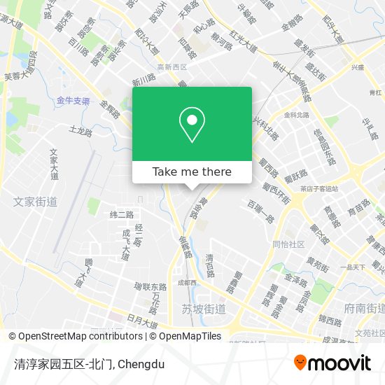 清淳家园五区-北门 map