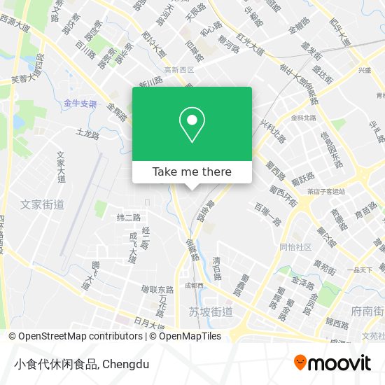 小食代休闲食品 map