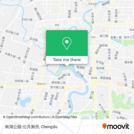南湖公园-公共厕所 map