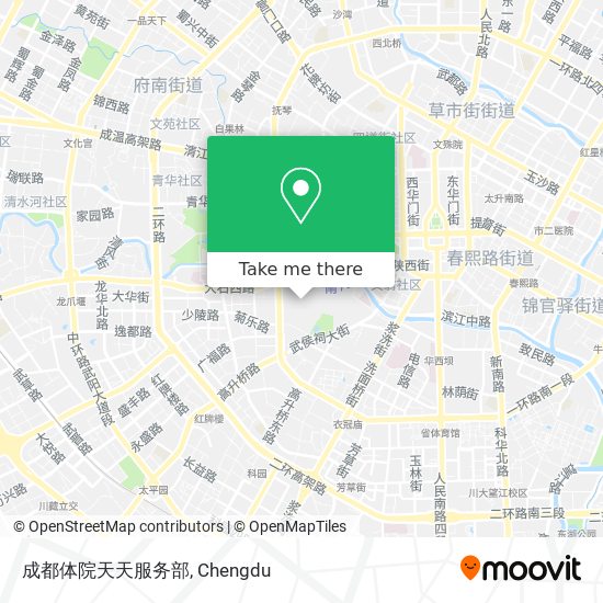 成都体院天天服务部 map