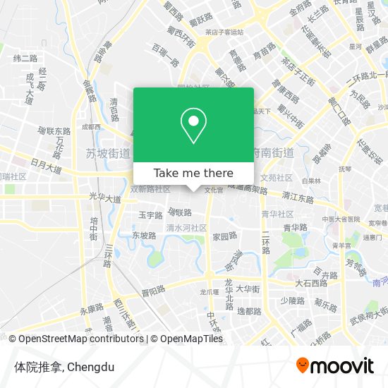 体院推拿 map