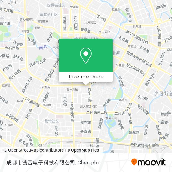 成都市波音电子科技有限公司 map